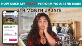 My WORST AIRBNB update! How Much My Worst Airbnb Makes: 5th month update