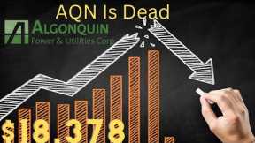 AQN Stock Crash What I'm Doing  | 18K Canadian Dividend Portfolio Update