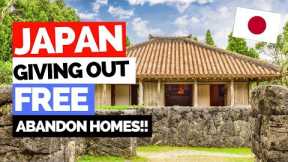 Japan is giving out free homes in 2022!  Will you get one?