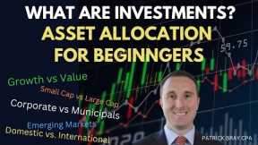 What are Investments: Asset Allocation for Beginners