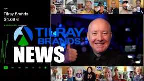 TLRY Stock. Tilray Brands NEWS UPDATE PRICE TARGET $40 @MartynLucas
