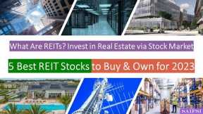 What Are REITs? 5 Best REIT Stocks for 2023