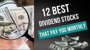 12 Best Dividend Stocks that Pay You Monthly | Monthly Dividend Portfolio
