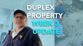 Duplex Real Estate Renovation | Repiping Both Units | Week 3 Property Update