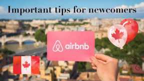 Airbnb tips for new immigrants in Canada | Airbnb accomodation booking advise | India to Canada