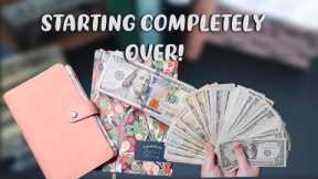 COMPLETELY RESTARTING MY CASH BUDGET | Restart your financial journey | I'M BACK! | #cashstuffing