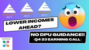 Embassy REIT returns : expect lower or flat dividend? No 2024 yearly DPU guidance in earnings call!
