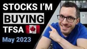 CANADIAN Stocks I'm BUYING in My TFSA // May 2023 // Portfolio Reveal