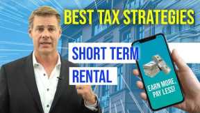 Real Estate Short-Term Rentals (Massive Tax Strategy!)