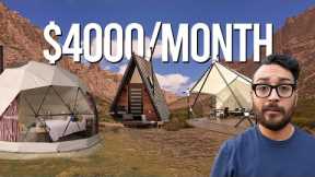 People are making thousands per month renting tents online...what on Earth is Glamping??