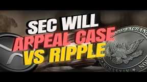 SEC WILL APPEAL CASE VS RIPPLE | INSTITUTIONAL INTEREST ON XRP | CRYPTO STAGNANCY?