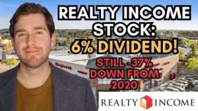 O Stock Analysis | Realty Income Stock Down 37%