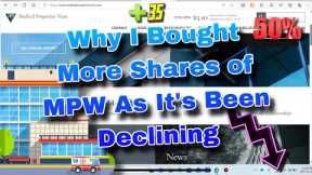 BUYING More MPW After Dividend Cut Why I See Medical Properties Trust As A Long Term Stock Buy