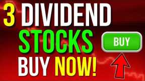 3 DISCOUNTED High Yield Dividend Stocks To Buy ASAP!