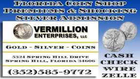 Florida Coin Shop Premiums & Shocking Silver Admission | Must Watch | #Trending #SilverSurplus