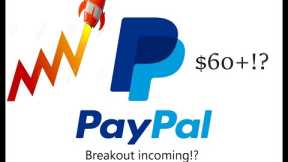 PayPal $PYPL heading higher? $60+ incoming soon?