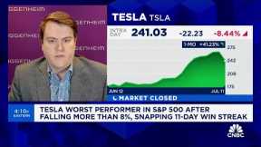 Hard to justify Tesla's valuation without robotaxis, says Guggenheim's Ronald Jewsikow