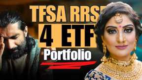 My Wife's 4 ETF TFSA/RRSP Portfolio in 2025 (Opposite of Mine)