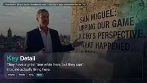 If San Miguel is going to stay the best city in the world, it has to up its game: A perspective fr