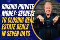 Raising Private Money: Secrets to